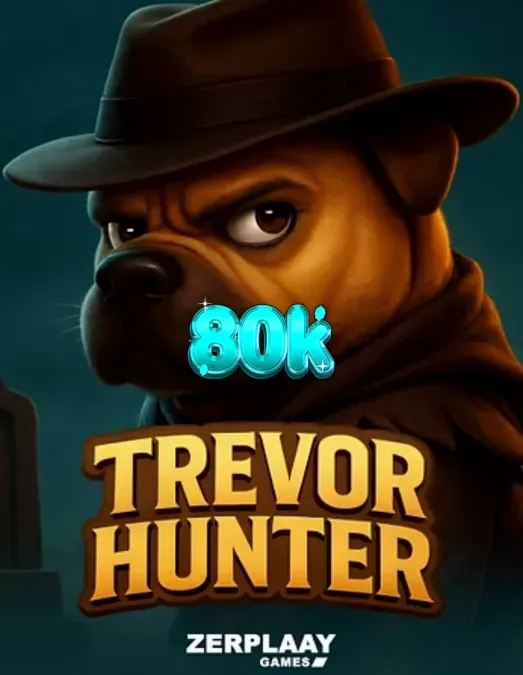 Trevor o Shar Pei explorando uma cripta misteriosa em um jogo de slot